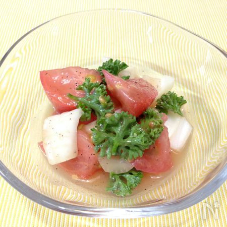 パセリとセロリのトマトサラダ By スパイス太郎 レシピサイト Nadia ナディア プロの料理家のおいしいレシピ