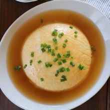 レンチン!まんまる卵と豆腐の中華あんかけ