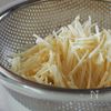 薩摩芋衣のクリームチーズ海老フライ。の工程1