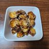 とももの作ってみた!投稿(止まらぬおいしさ♡さつまいもの甘だれ味噌ポテト【揚げ焼き】)