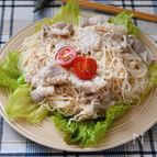 10分で完成！暑い日のお昼に食べたい、冷しゃぶそうめん