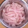 濃厚オイスターマヨの🤭💕鶏むね肉とじゃが芋の青椒肉絲🍚の工程1