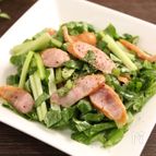 フレッシュ小松菜サラダのシャウエッセン和え