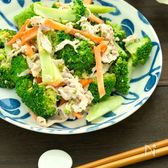 豚肉とブロッコリーの柚子胡椒マヨ和え