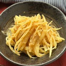 【食感美味しい♡】じゃがいものごま酢味噌和え
