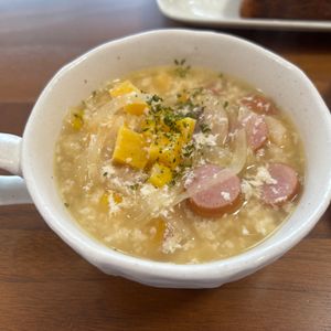 こむぎの作ってみた!投稿(子供が飛びつく《さつまいもコーン♡豆乳スープ》)