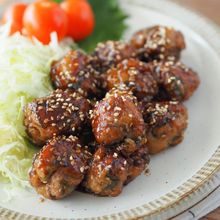 白米必須!大葉入り豚こまつくね