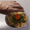 【再現】吉野家期間限定！月見牛とじ丼♪の工程5