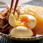 牛肉と卵と大根の照り煮