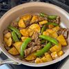 牛肉と春野菜のカレー炒めの工程4