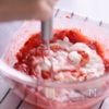 冷凍のいちごで作るふんわりムース🍓夏のさっぱりデザートの工程4
