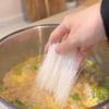 子どもが飲み干す【具沢山春雨スープ】の工程4