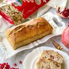【小麦粉＆バター不使用】ざくろとくるみのおからパウンドケーキ