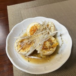 Hikeyの作ってみた!投稿(調理時間10分！【鶏がら醤油味玉】ラーメン屋さんの味♩)