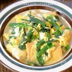 【厚揚げとニラの卵とじ】生姜入りでさっぱり！丼にしても旨い☆