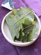 電子レンジで作る　柏餅