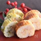 ポリ袋と卵焼き器で作る♪カラフルミニ伊達巻