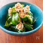 【ちぎりピーマンとクリームチーズの塩昆布おかか和え】あと一品