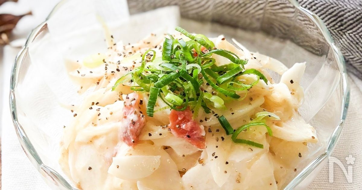 忙しい日にたった5分の作り置き！長芋で梅ゴマ和え