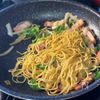 あっさりウマい!【ベーコンとピーマンの和風焼きそば】の工程3