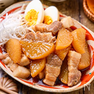 【中華風豚バラ大根】下味冷凍で味染み!煮るだけ簡単♡