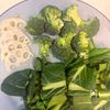 緑黄色野菜の辛子ごまポン酢和えの工程1
