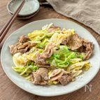 【豚こまとキャベツで生姜焼き風】簡単にぱぱっとできる◎