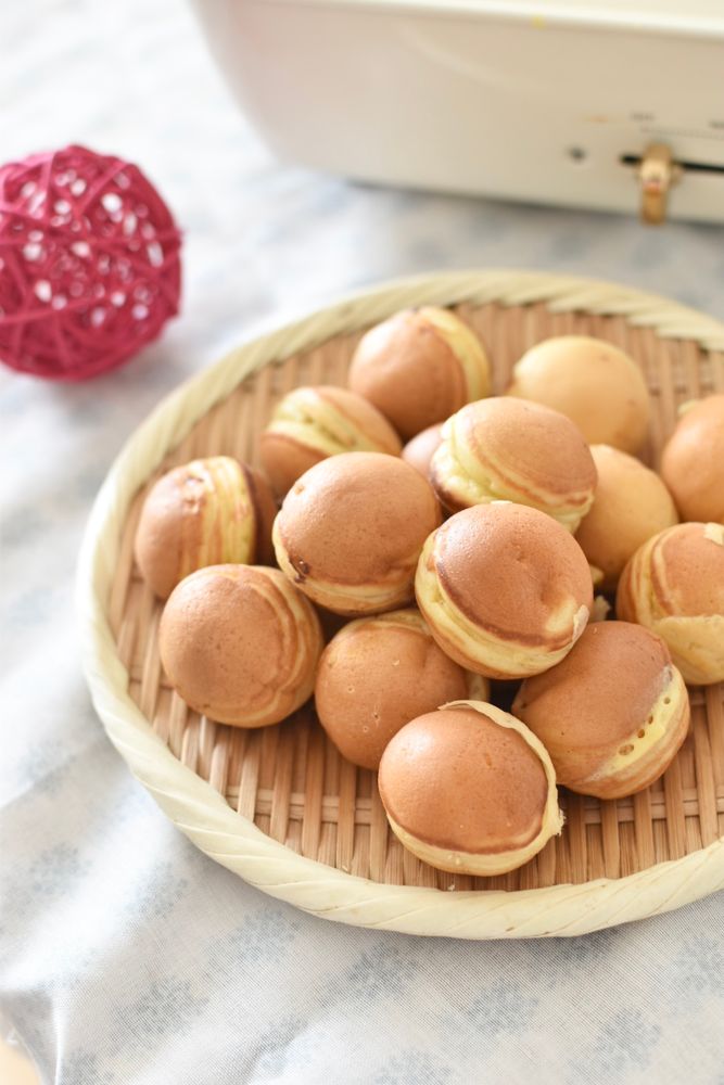 ホットケーキミックスで♪お店みたいなベビーカステラ | レシピサイトNadia