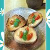 チョロリスの作ってみた!投稿(ガーリックトーストのブルスケッタ)