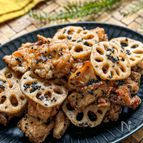 甘辛ダレがじゅわ～《鶏ももと蓮根の和風唐揚げ》