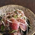 おつまみにぴったり！鰹のタタキのうま塩ねぎダレ和え