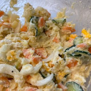 きょうこの作ってみた!投稿(レンジでラクうま🤤『美味しいポテトサラダ』)