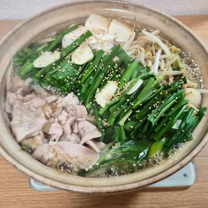 mimiの作ってみた!投稿(【豚バラキャベツのもつ鍋風】焦がし醤油香る♬鍋の〆は辛麺風♡)