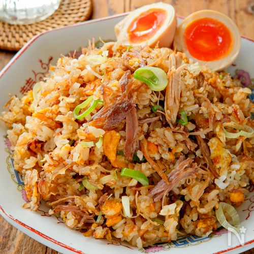 【ほぐれる煮豚の肉炒飯】食欲満たすガツンと飯