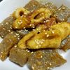 ヴェルの作ってみた!投稿(地味にうまい！＼こんにゃくとちくわのごま味噌煮／)