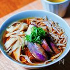 【レンジなすそば】レンジで簡単＆本格！