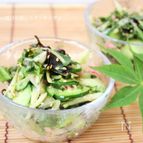 パッパッと10分♪キュウリの香味野菜和え
