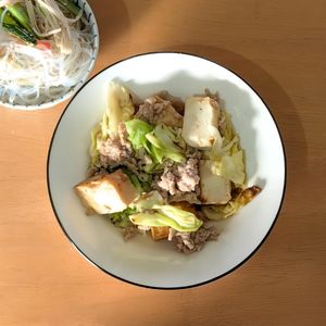 かおちゃんの作ってみた!投稿(春キャベツと厚揚げ《極旨♡肉味噌炒め》)