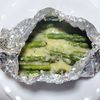ふうかの作ってみた!投稿(アスパラとチーズのホイル焼き。フライパンで簡単♪旬の副菜。)