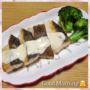 ナムディの作ってみた!投稿(タラのバターソテー（レモンマヨソースかけ）)