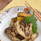 かぼちゃときのこのマリネ【冷凍・作り置き】