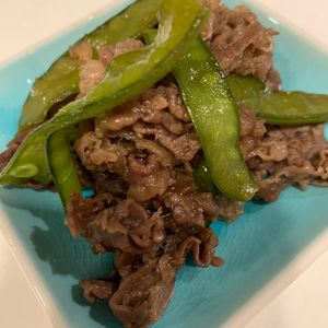 ぐ〜たら子の作ってみた!投稿(【絹さやの一番好きな食べ方♡︎絹さやの牛しぐれ】子供爆食♪)