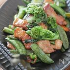 豚バラと春野菜のほろ苦シャキッと炒め！