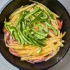 じゃがいもとピーマンのオイスター炒め│ごはんが進む10分副菜の工程3