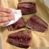 さっぱりやみつき！真鯖のねぎ醤油レモンだれの下準備