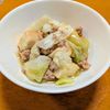 ゆきまる🐬🫧の作ってみた!投稿(にんにく生姜の風味で食欲そそる!厚揚げとキャベツの甘味噌炒め)