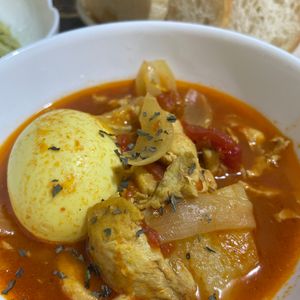1176831の作ってみた!投稿(夏こそ食べたい♪手羽元のトマトスープカレー鍋)
