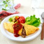 【昔ながらのひき肉オムレツ】簡単！味付け１つ
