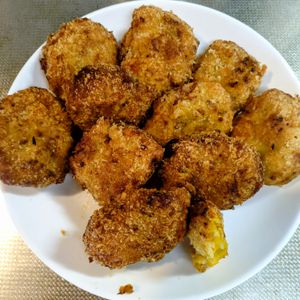 えみちぃの作ってみた!投稿(ひき肉入り♪かぼちゃコロッケ)
