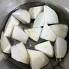 白ナスの揚げびたしの工程1